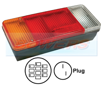 Rear Nearside Combination Tail Lamp Light Unit For Iveco Daily Tipper and Eurocargo